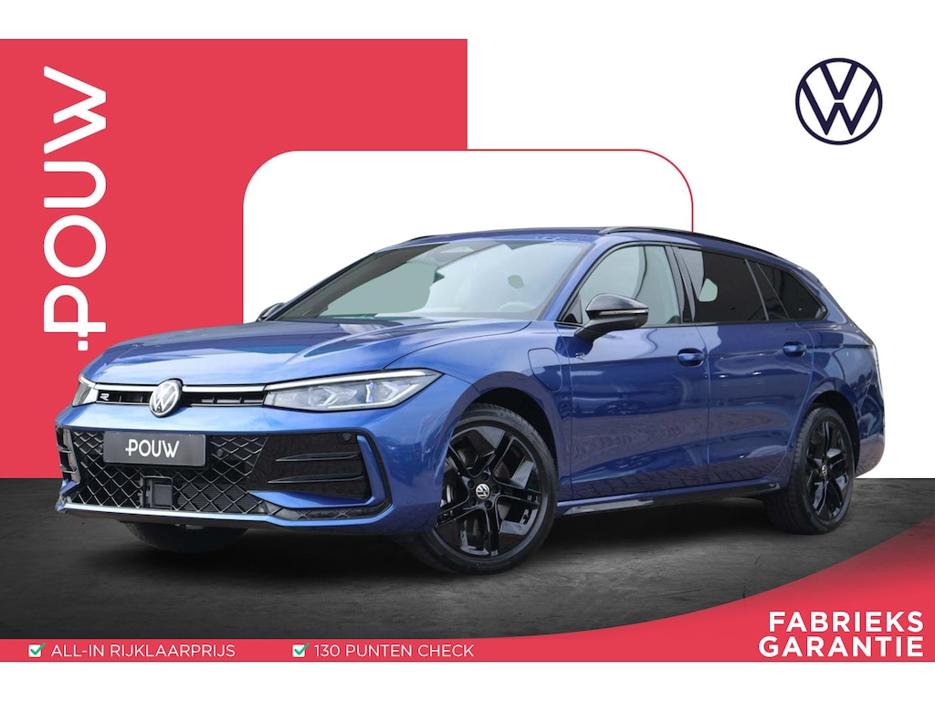 Volkswagen Passat Variant 1.5 eHybrid 272pk R-Line Edition | SoH 99% | Trekhaak | 360 Camera | Head-up | Stoelmemory