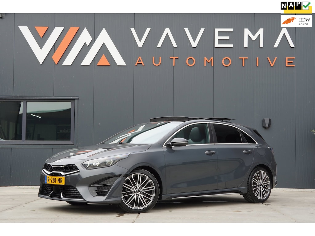 Kia Ceed 2022|1.5 T-GDi|160PK|GT-PlusLine|Pano|Keyless|Alcantara|JBL|Memory|Stoelverwarming|Trekhaak|CarPlay|Android