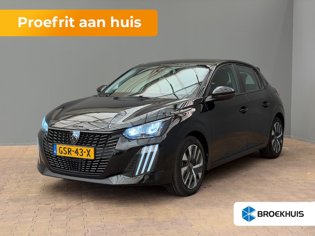 Peugeot 208 Hybrid 100 e-DCS6 Active Carplay | LED | Cruise Control | Parkeersensoren Achter | DAB | Bluetooth | Achterspoiler | Airco | Apple Carplay/Android Auto|telefoonintegratie premium