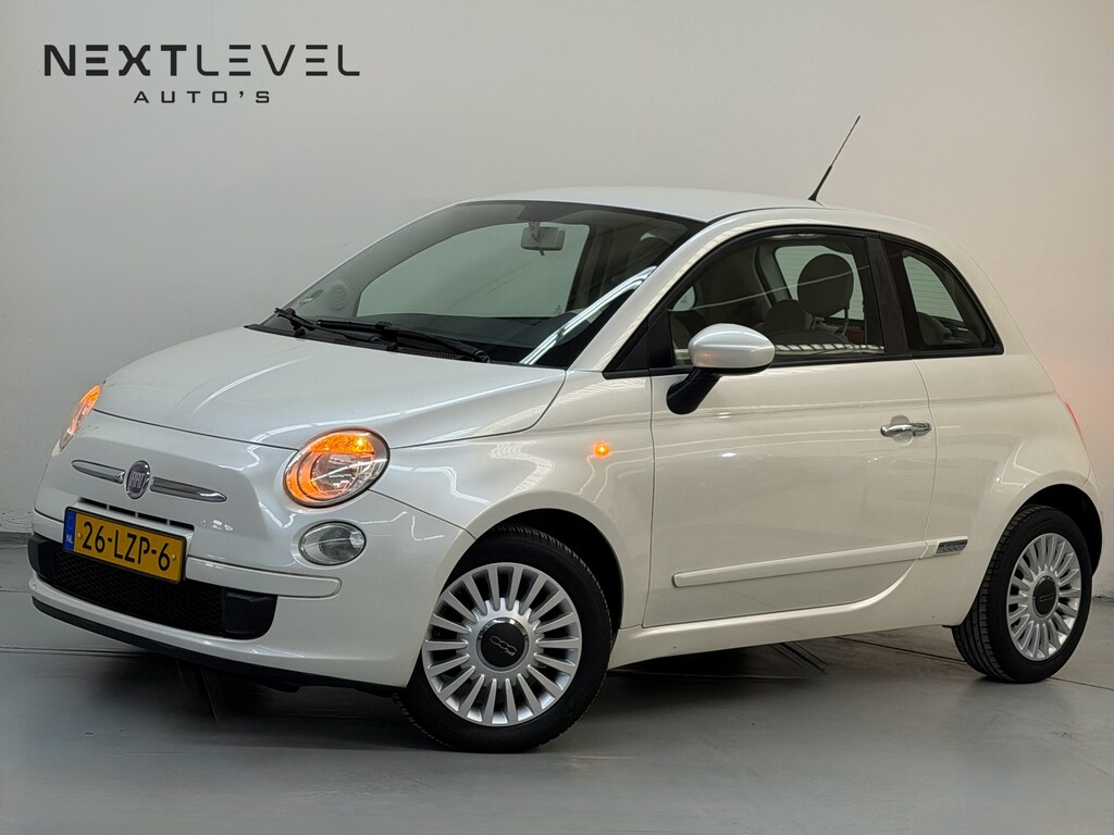 Fiat 500 1.2 Pop Parelmoer Automaat Airco PDC VolledigOnderhouden
