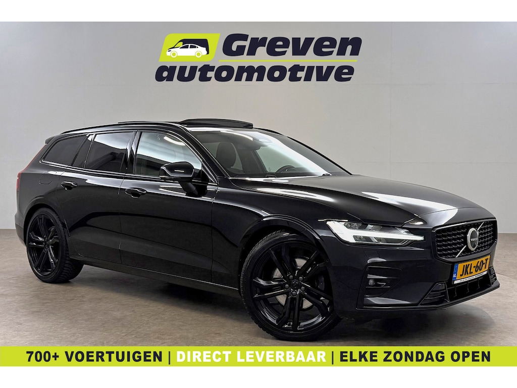 Volvo V60 2.0 B4D R-Design | Black Edition | Pano | Memory | HuD | B&W | Virtual | 360° Camera | Carplay | Trekhaak