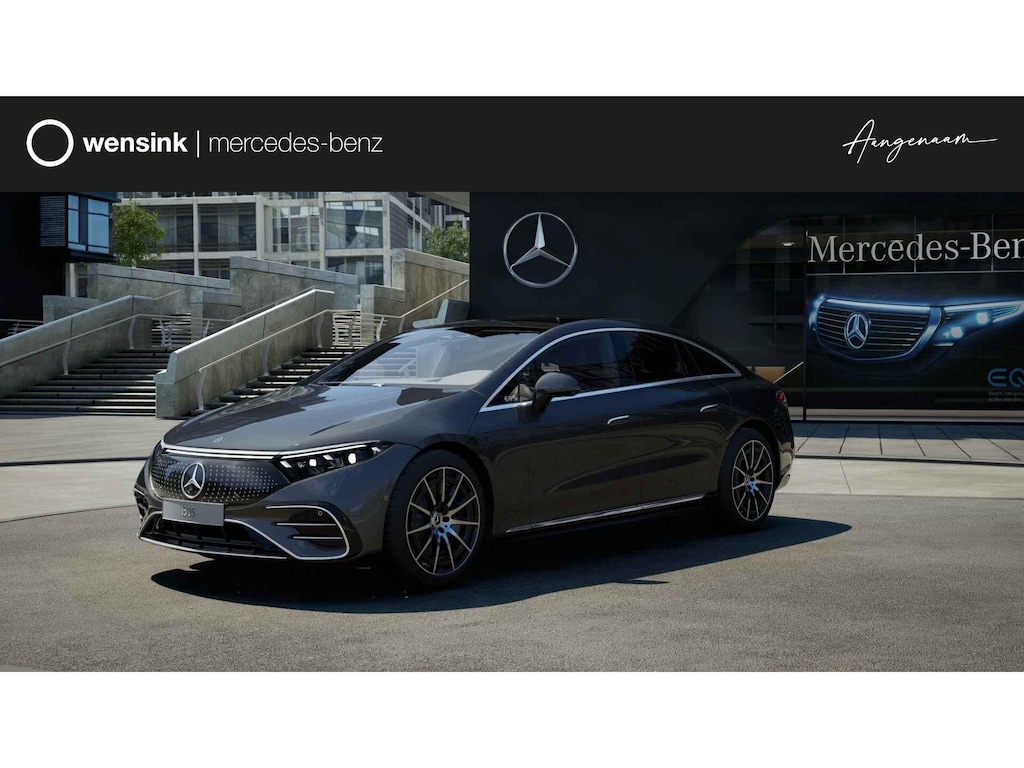 Mercedes-Benz EQS 580 4MATIC AMG Line 108 kWh | Luchtvering | Achterasbesturing | Head Up | 360 graden camera | Stoelventilatie | Memory |