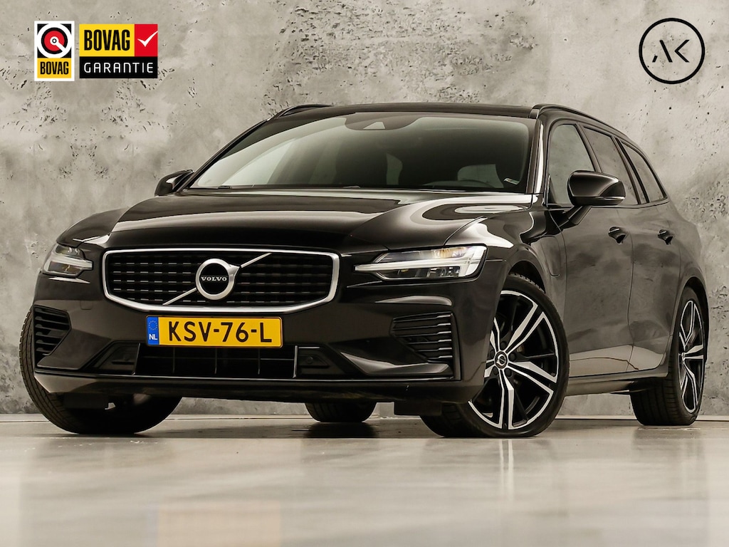 Volvo V60 2.0 T6 Twin Engine AWD R-Design 340Pk Automaat (PANORAMADAK, APPLE CARPLAY, HARMAN/KARDON, CAMERA, STOELVERWARMING, MEMORY SEATS, GETINT GLAS, NIEUWE APK, NIEUWSTAAT)