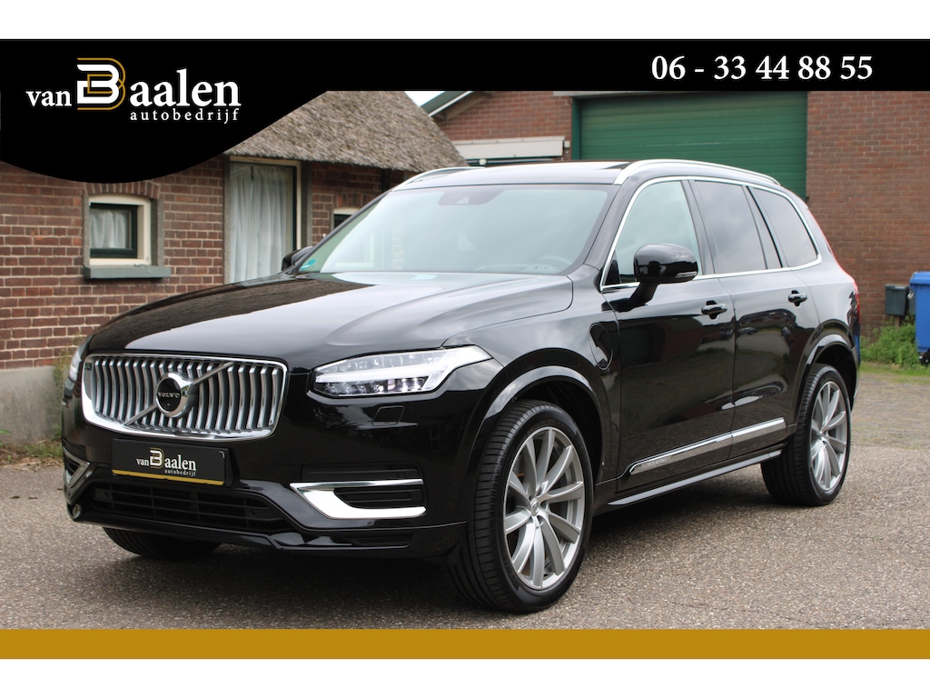 Volvo XC90 2.0 T8 Recharge AWD Inscription SOh 92.1% 7P LUCHT TREKHAAK PANO LEER 129000KM!!!