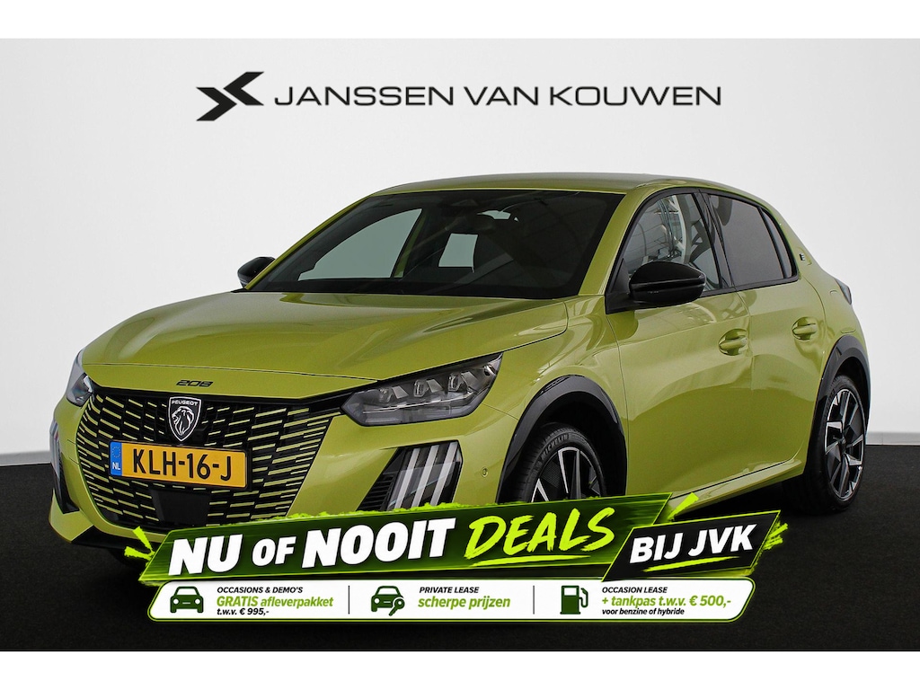 Peugeot e-208 EV GT 51 kWh Warmtepomp Navigatie 360 Camera Adaptieve Cruise Control