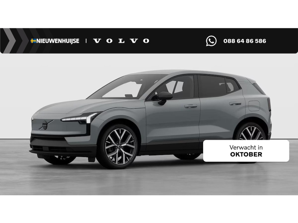 Volvo EX30 P5 Long Range Plus Black Edition Europa 69 kWh | Harman Kardon Audio | Adaptieve Cruise Control | BLIS | Stoel-/Stuurverwarming | Keyless | Elektrisch Verstelbare Voorstoelen | Black Interieur |