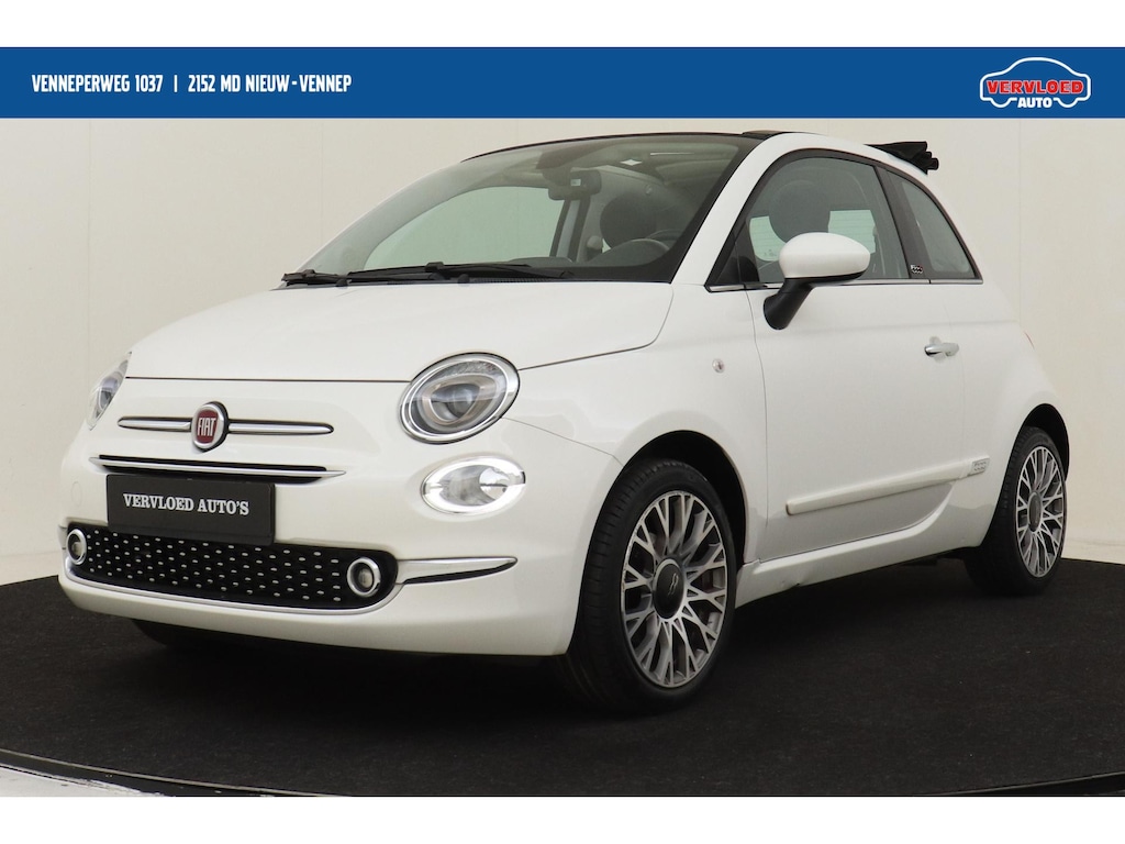Fiat 500C 0.9 TWINAIR TURBO ANNIVERSARIO -CRUISE|A/C|PDC|NAVI|HALFLEDER|BLUETOOTH|16"