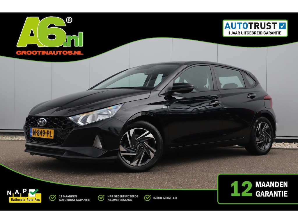 Hyundai i20 1.0 T-GDI Comfort 101PK Carplay Android Navigatie Achteruitrijcamera 15 inch LMV Airco Cruise Control