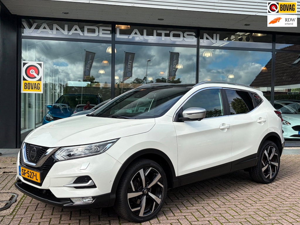 Nissan Qashqai 1.2 Tekna + Aut. Panorama Leer 360 Camera Elek.Stoelen Trekhaak Dealeronderhouden!