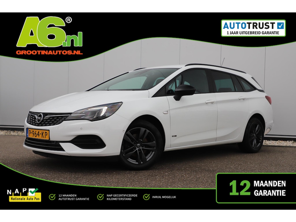 Opel Astra Sports Tourer 1.2 Design & Tech 110PK Navigatie Achteruitrijcamera Clima Cruise Parkeersensor Carplay android 16 inch LMV