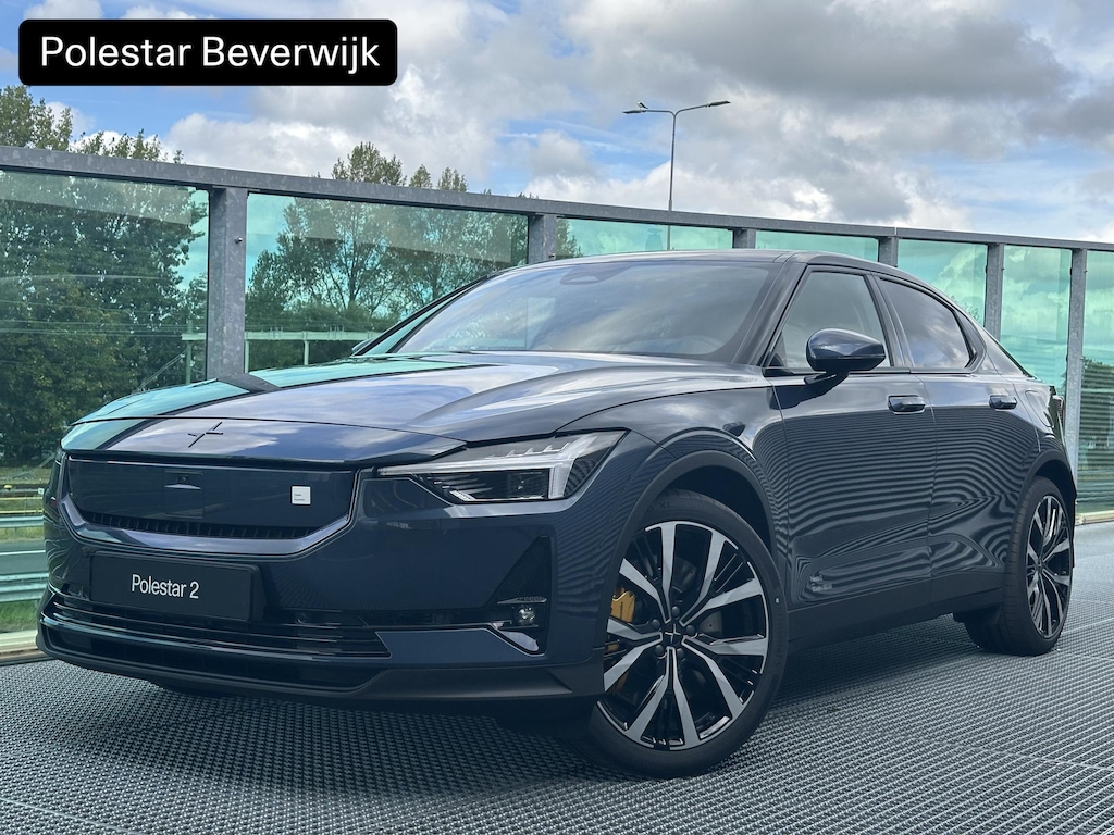 Polestar 2 Long Range Dual Motor Performance Prime 82 kWh / Bowers & Wilkins / Nappa leder met ventilatie / Pixel led / Pano. dak / Elek. verstelbare stoelen / Voor+achter+stuur verwarmd / Keyless /