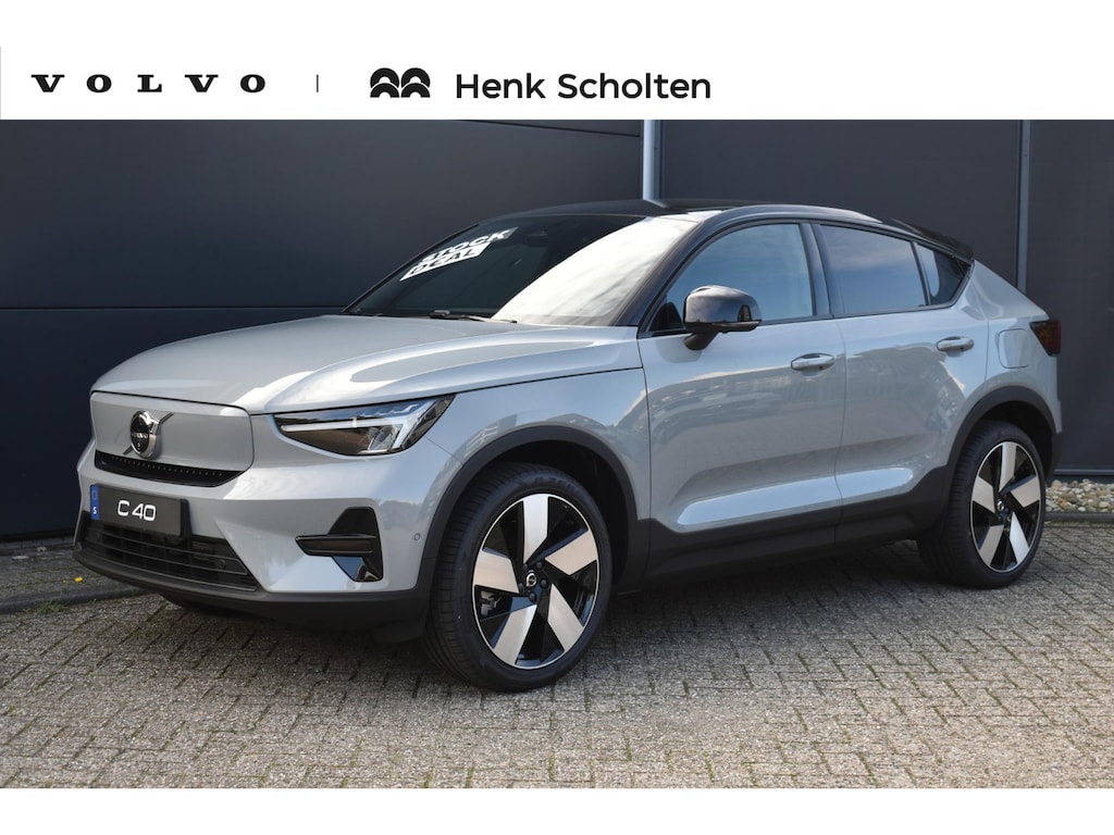 Volvo EC40 Single Motor Extended Range Ultra Europa 82 kWh | Panoramadak | 20 inch Lichtmetalen Velgen | 360 graden Camera | BLIS | Adaptieve Cruise Control | Keyless | Extra Getint Glas | Google Navigatie | Apple Carplay | Nubuck Interieur | Elektrisch verstelbare voorstoelen | Stoel-/Stuurwielverwarming | Warmtepomp |