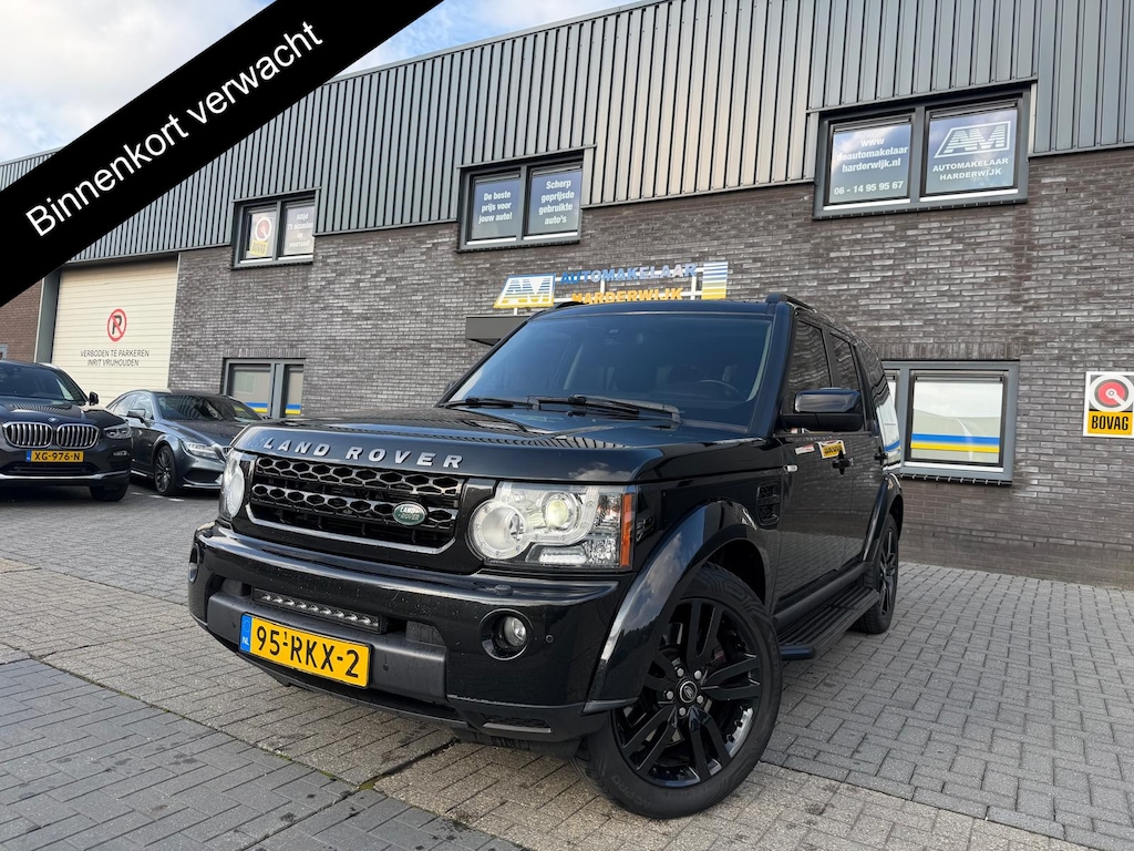 Land Rover Discovery 3.0 SDV6 Black&White | 3E EIGENAAR | 3/6/12MND GARANTIE | AUTOMAAT | PANO | 7PERS | LUCHTVERING | TREKHAAK | XENON | GOED ONDERHOUDEN |