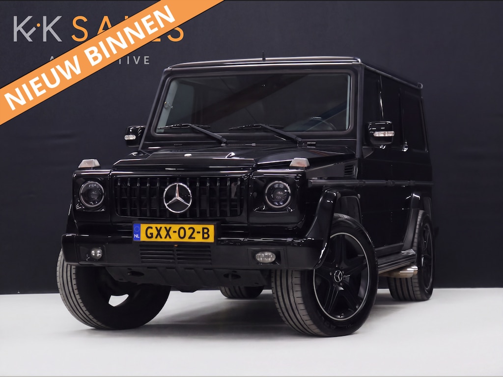 Mercedes-Benz G-klasse 500 St.Wagon V8 [PANORAMADAK, APPLE CARPLAY, ANDROID, STOELVERWARMING, CRUISECONTROL, MEMORY SEATS, LEDER, SPORTSTUUR, MULTIFUNCTIONEEL STUUR, NAVIGATIE, BLUETOOTH, LED, NIEUWSTAAT]