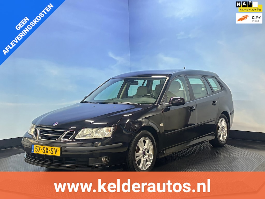 Saab 9-3 Sport Estate 1.8t Linear Navi | Clima | Cruise | PDC | Trekhaak | Mooie auto!