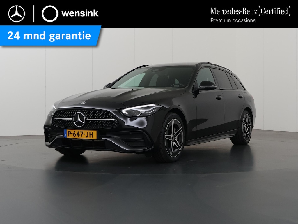 Mercedes-Benz C-klasse Estate 300 e AMG Line | Night | Panoramadak | Sfeerverlichting | Stoelverwarming | Achteruitrijcamera |