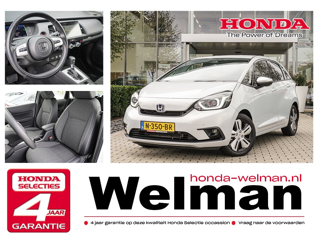Honda Jazz 1.5i e:HEV EXECUTIVE - FULL HYBRID - ALL WEATHERS - SPATLAPPEN - DEURSRIPPEN