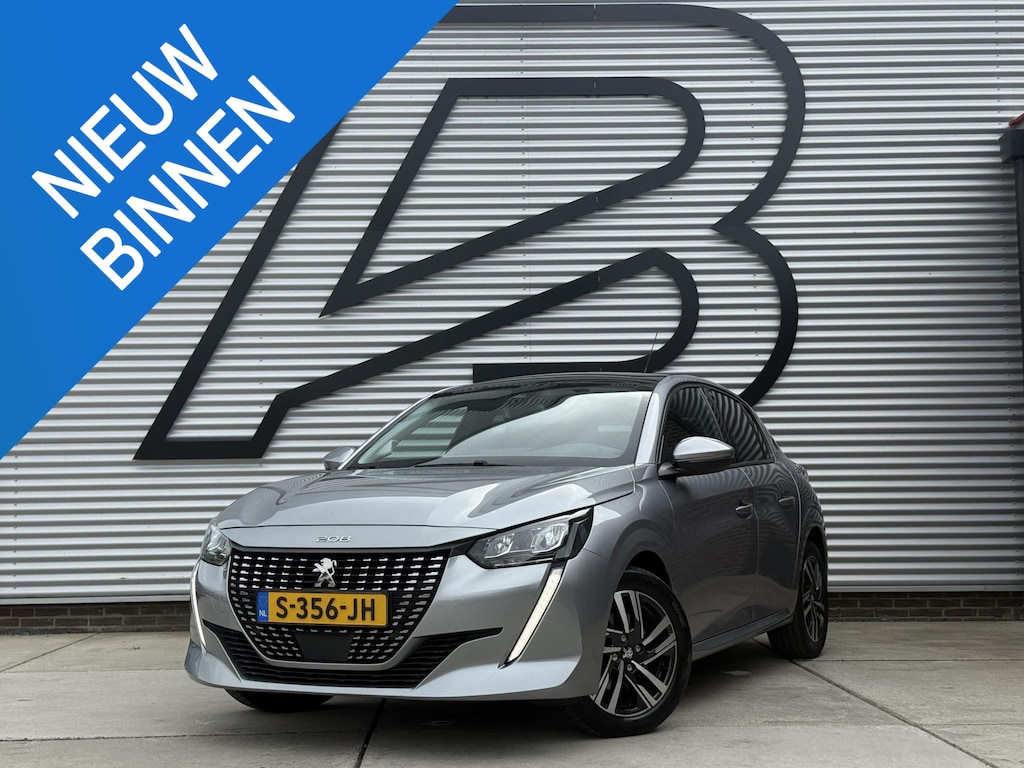 Peugeot 208 1.2 PureTech Blue Lease Allure 1e Eigenaar|Pano|Camera|Carplay|Stoelverw|ACC|PDC|Clima|Nieuwe APK bij aflevering