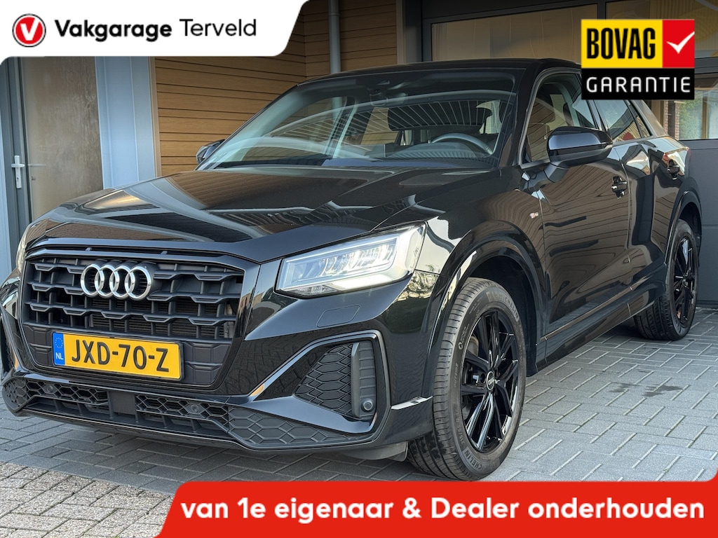 Audi Q2 35 TFSI S-line,Cam,Carpl,Navi,Cruise,Leer