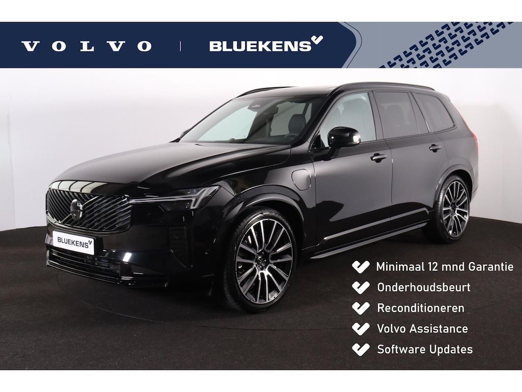 Volvo XC90 T8 Recharge AWD Ultra Dark Exec. Ed. - Luchtvering - Panorama/schuifdak - IntelliSafe Assist & Surround - 360º Camera - Bowers & Wilkins audio - Adaptieve LED koplampen - Verwarmde voorstoelen, stuur & achterbank - Parkeersensoren voor & achter - Elektr. bedienb. voorstoelen met geheugen - Geventileerde voorstoelen - Head up display - Draadloze tel. lader - 22' LMV