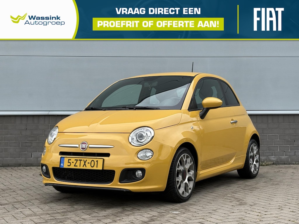 Fiat 500 TwinAir Turbo 500S Climate Control | Lederen Bekleding | All Season Banden