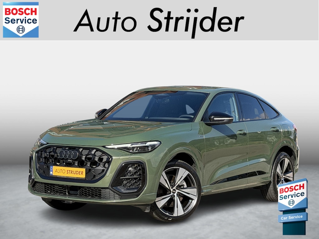 Audi Q5 Sportback 2.0 TFSI e-hybrid quattro S edition 299PK | District Green Metallic | Panodak