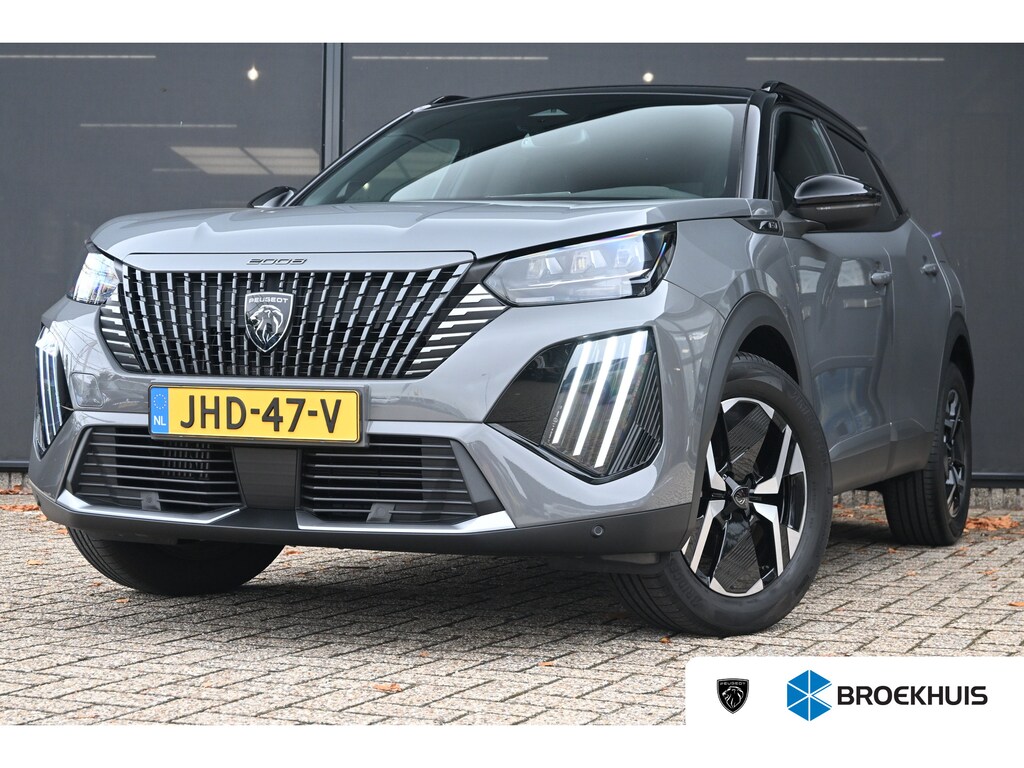 Peugeot 2008 1.2 Hybrid 145 GT Tot 8 Jaar Garantie! | Navi by app | Achteruitrijcamera | Cruise control | DAB ontvanger | Keyless Entry | Full Led | LMV 17" |
