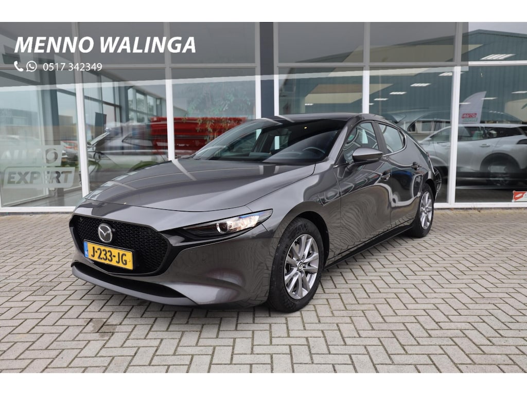 Mazda 3 2.0 e-SkyActiv-X M Hybrid 180 Comfort|Leer|Stoel+Stuurverwarming|HUD|Camera|ACC