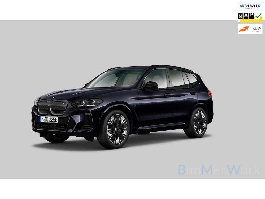 BMW iX3 High Executive 80 kWh M-SPORT SOH 93,7% l PANO l TREKHAAK l HUD l H/K l 360 l SFEER l MEMORY l HUD l MATRIX