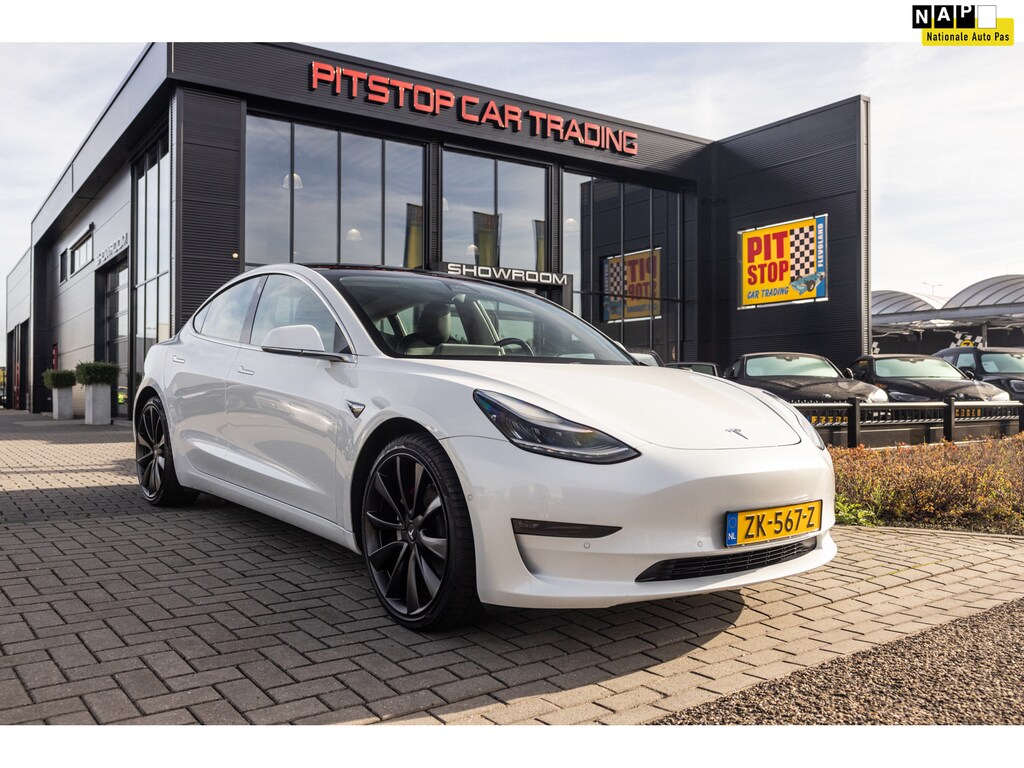 Tesla Model 3 Long Range AWD 75 kWh, SOH 86%, Performance velgen, NL auto!