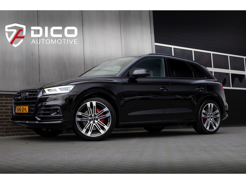 Audi SQ5 3.0 TFSI 354 pk SQ5 Quattro Pro Line Plus S-Line / Carbon/ Pano-Dak/ Keyless/ Head-Up/ Camera/ Adap.Cruise/ B&O-Sound/ Stand-Kachel/ Sport-Stoelen/ Stoel.Verw/ 21'' LMV