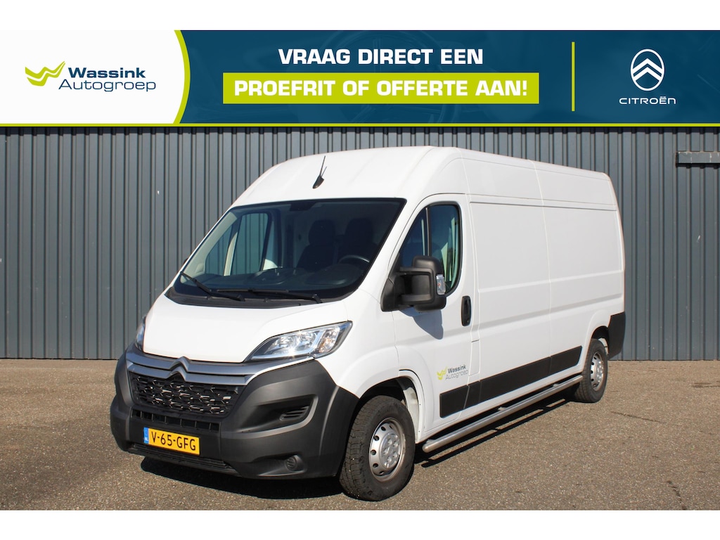 Citroën Jumper 2.2 BlueHDi 140 L3H2 3.3t BPM Vrij Voor Ondernemers | Trekhaak | Sidebars | Navigatie | Carplay | Parkeersensoren | Betimmering