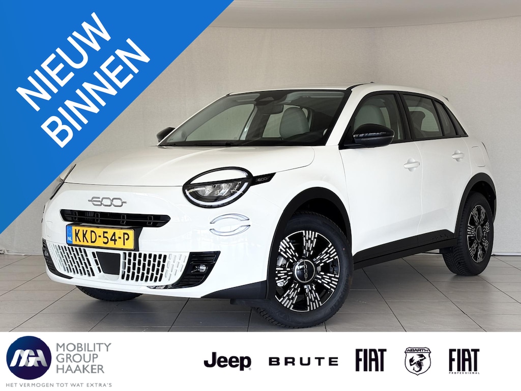 Fiat 600 1.2 Hybrid Icon 145 PK | Apple-Android | Cruise Control | Parkeersensoren