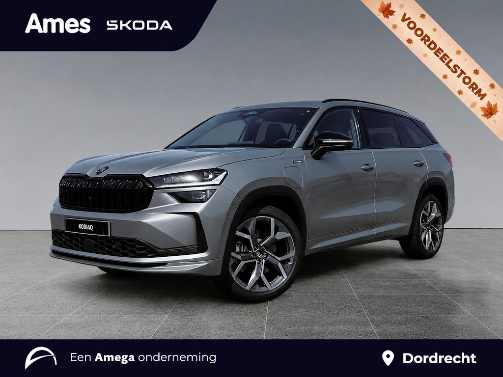 Skoda Kodiaq 1.5 TSI PHEV Sportline Business | 20 inch | Trekhaak | Panorama schuif/kanteldak | CANTON Geluidsysteem | Elektrische stoelen incl geheugen | Elektrische Achterklep