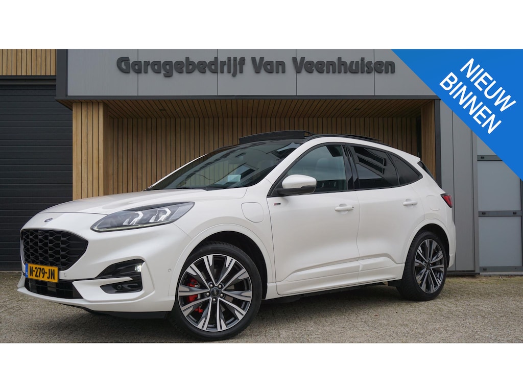 Ford Kuga 2.5 PHEV 224pk ST-Line X Pano.Dak 20inch LM B&O 360-View HUD ACC Trekhaak *Pearl Metallic* NL auto! 72522km!