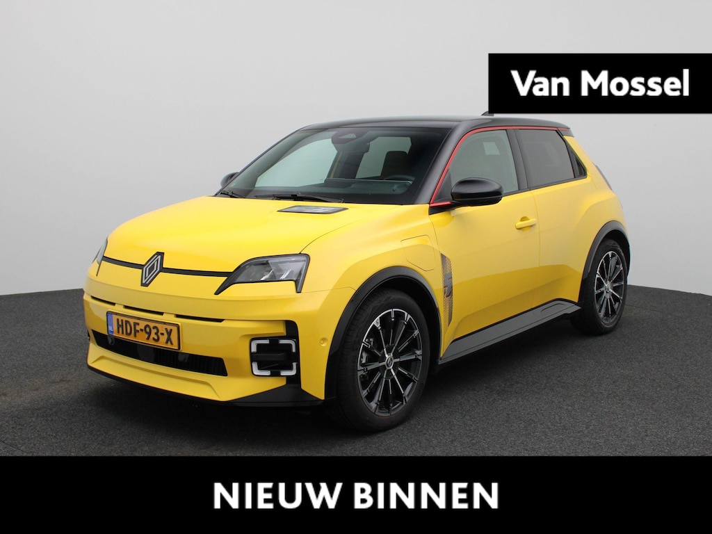 Renault R5 comfort range iconic cinq 52 kWh | Pack Safety & Advanced Driving Assist | Harman Kardon Audio | Stoel- en Stuurwielverwarming | Camera | Draadloze Smartphonelader | 18" LMV 'Chrono' | LED Pure Vision | Android Automotive