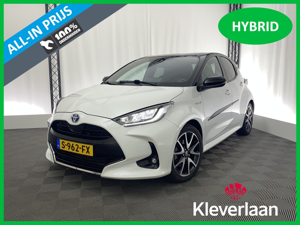 Toyota Yaris 1.5 Hybrid Dynamic Automaat | Trekhaak | CarPlay | Stoelverw. | Camera | 17'' | Parelmoer | ACC | Cruise