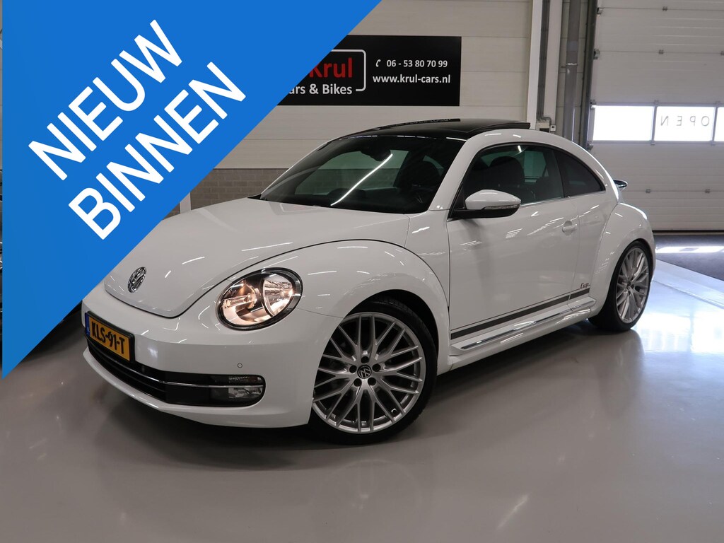 Volkswagen Beetle 1.2 TSI CUP Panoramadak Airco-ecc Navigatie 20 inch Eibach Bluetooth Stoelverwarming 1e Eigenares Boekjes aanwezig Nette auto Extra meters