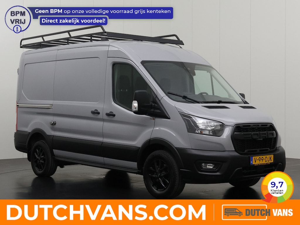 Ford Transit 2.0TDCI 130PK Raptor L2H2 Imperiaal | Trekhaak | Multimedia | Camera | 3-Zits | Betimmering