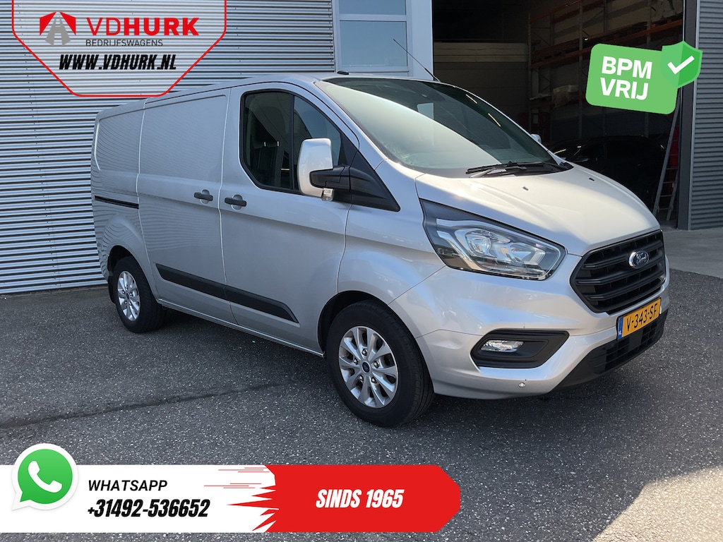 Ford Transit Custom 2.0 TDCI 130 pk EXPORT Riem V.V./ Carplay/ Navi/ Airco/ Camera/ Cruise/ PDC/ 16’LMV