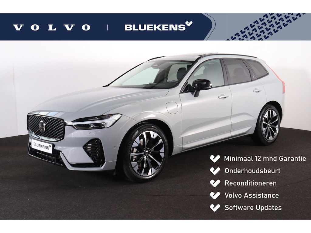Volvo XC60 T6 Recharge AWD Ultra Dark - Luchtvering - Panorama/schuifdak - IntelliSafe Assist & Surround - 360º Camera - Harman/Kardon audio - Adaptieve LED koplampen - Verwarmde voorstoelen, stuur & achterbank - Parkeersensoren voor & achter - Elektr. bedienb. voorstoelen met geheugen - Head up display - Draadloze tel. lader - Extra getint glas - Inklapbare trekhaak - 20' LMV