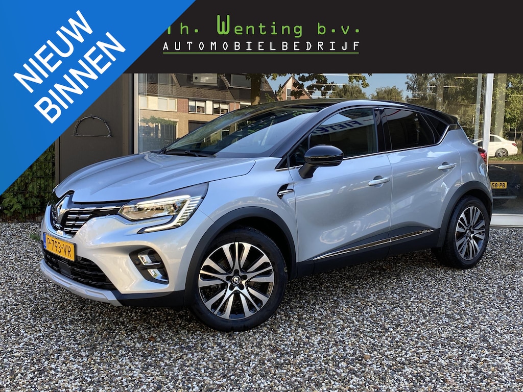 Renault Captur 1.6 E-Tech Hybrid 145 Initiale Paris | 1e Eigenaar | Adaptieve Cruise Control | Stoelverwarming | Stuurwielverwarming | Lederen Bekleding | Achteruitrijcamera | Apple Carplay/Android Auto |
