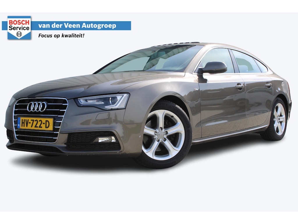 Audi A5 Sportback 1.8 TFSI Adrenalin | Bang & Olufsen | Schuif/kantel dak | Climate control | Cruise control | Afneembare trekhaak | Dealer onderhouden | Navigatie | DAB radio |