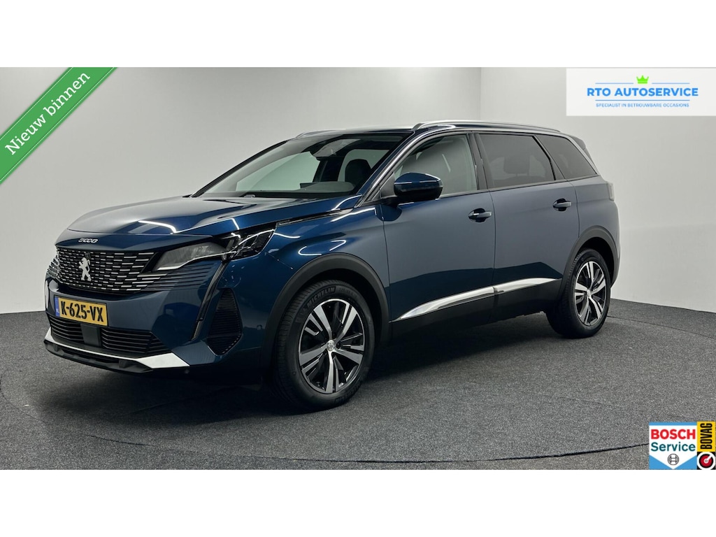 Peugeot 5008 1.2 PureTech Blue Lease Allure TREKHAAK CAMERA LM ECC ADAPTIEF CRUISE LED CARPLAY.