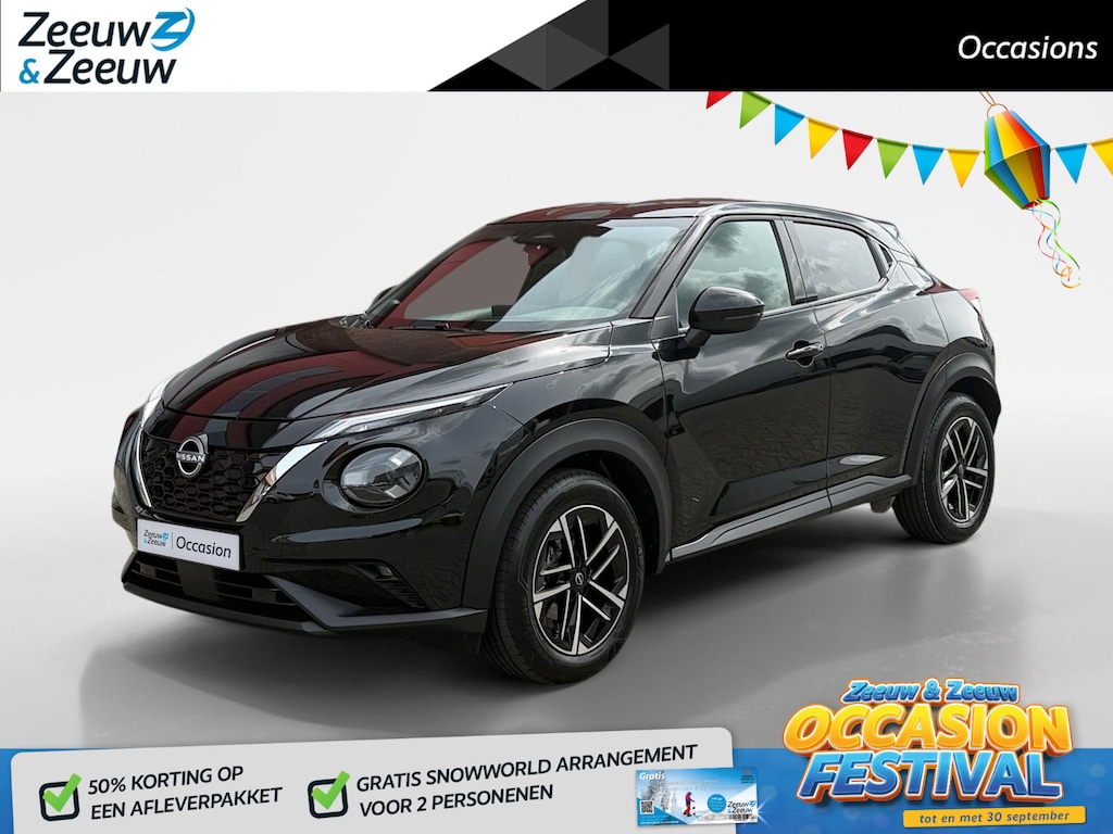 Nissan Juke 1.6 Hybrid N-Connecta | Nieuwe auto| Licht metalen velgen| Automaat| Navigatie| Camera| Parkeersensoren voor en achter| Stuur verwarming| Stoel verwarming| Vooruit verwarming|