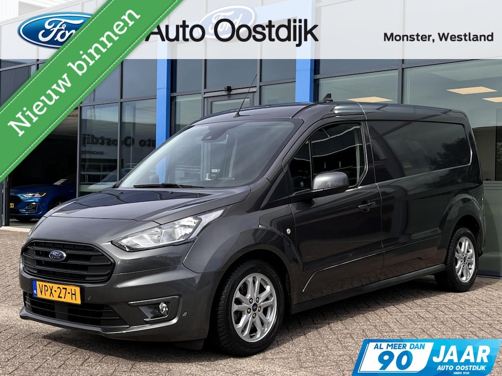 Ford Transit Connect 1.5 EcoBlue L2 Limited 120PK Automaat Trekhaak Adaptieve Cruise Camera Stoelverwarming Verwarmde Voorruit Navi Climate Privacy Glass *Rijk Uitgerust*