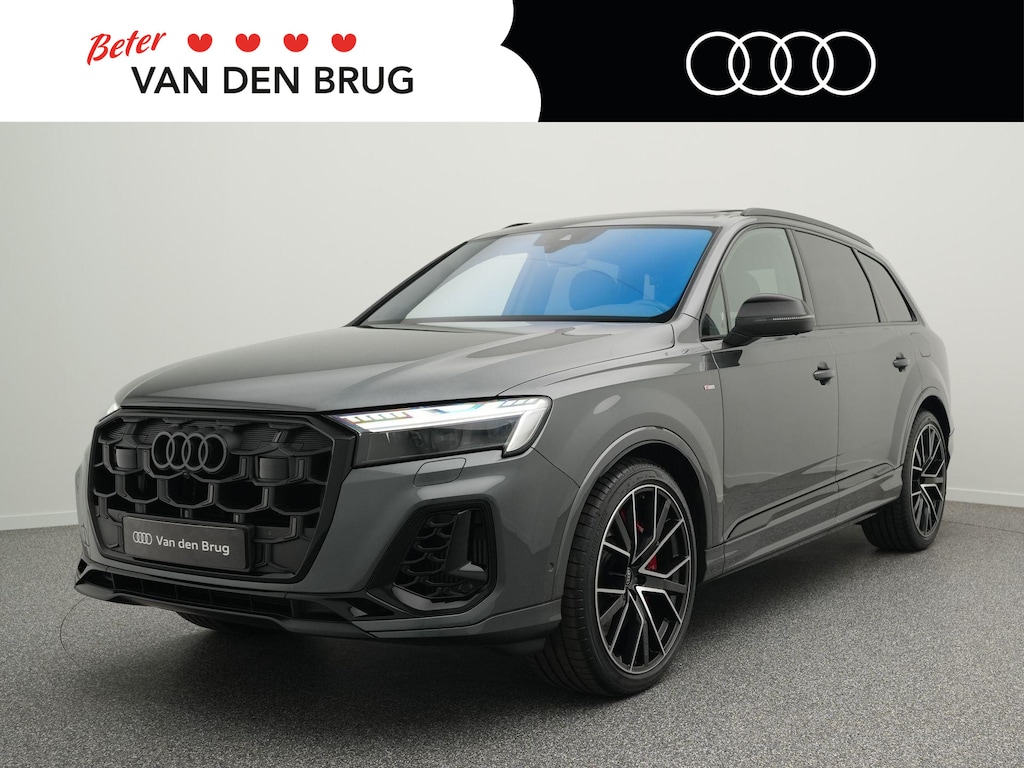 Audi Q7 55 TFSI e quattro Pro Line S | Pano | Stuurverw. | HD matrix laserled | 360° | Leder Valcona | B&O | Voorruit verw. | Sfeerverlichting | Trekhaak |