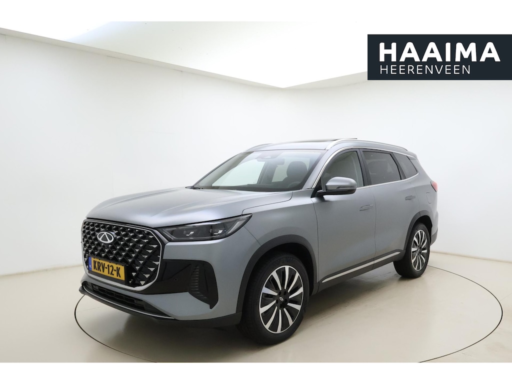 CHERY Tiggo 8 Plug-In Hybride 280pk Automaat Unique | 7 jaar Garantie | DEMO | 7 persoons | Lederen bekledig met verwarming en ventilatie | Elektrisch schuif/kanteldak | 360 Camera