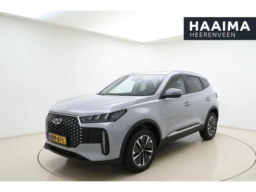 CHERY TIGGO 4 HYBRID Full 163pk Unique | 7 jaar Garantie | DEMO | Apple Carplay/Android Auto | 360 Camera | Stoelverwarming | Keyless | Lederen bekleding