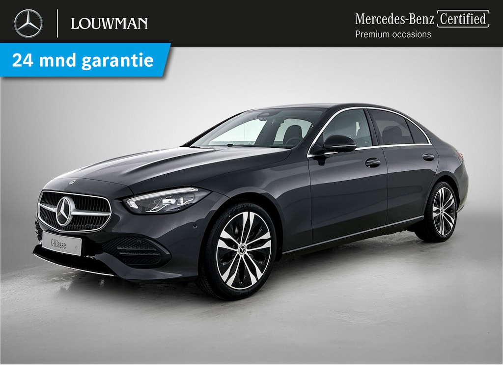 Mercedes-Benz C-klasse 180 Business Solution Luxury | Trekhaak | Warmtewerend, donkergetint glas | Middenconsole diamantpatroon | Smartphone integratie | Memorypakket voor |